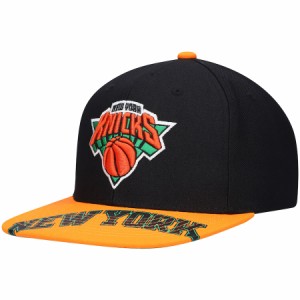 ミッチェルアンドネス メンズ キャップ ニックス New York Knicks Mitchell & Ness x Lids Current Reload 3.0 Snapback Hat - Black/Ora