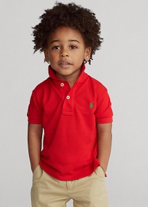 ラルフローレン 2T-7 ボーイズ/キッズ Polo Ralph Lauren The Earth Polo ポロシャツ 半袖 RL 2000 Red 男の子