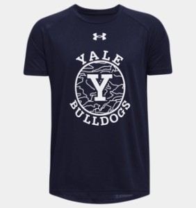 アンダーアーマー キッズ Tシャツ Boys' UA Tech Collegiate Short Sleeve - Yale University