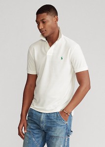 ポロ ラルフローレン メンズ Ralph Lauren The Earth Polo ポロシャツ 半袖 Trophy Cream