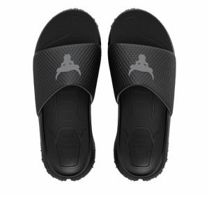 アンダーアーマー メンズ サンダル Under Armour Rock Slides - Black/Grey