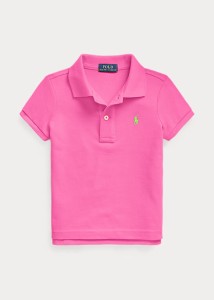 ラルフローレン 2-6X ガールズ/キッズ Polo Ralph Lauren Cotton Mesh Polo Shirt ポロシャツ 半袖 Maui Pink 女の子