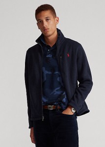 ポロ ラルフローレン メンズ Polo Ralph Lauren Fleece Mockneck Jacket フリース Winter Navy Heather ジャケット