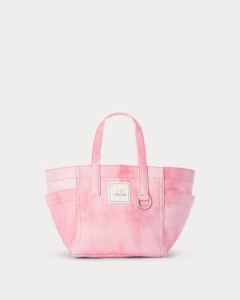 ポロ ラルフローレン レディース Polo Ralph Lauren Pink Pony Tie-Dye Mini Tote Bag ミニトートバッグ Pink Multi