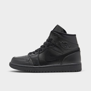 ジョーダン メンズ レトロ Air Jordan 1 Mid Retro スニーカー Black