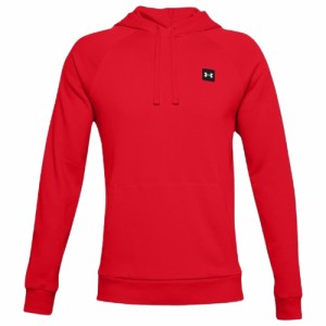 アンダーアーマー メンズ パーカー Under Armour Rival Fleece LC Logo Hoodie - Red