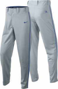 ナイキ メンズ ベースボールパンツ Nike Swingman Dri-FIT Piped Baseball Pants 野球 GREY/ROYAL