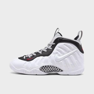 ナイキ キッズ/レディース リトルポジット Nike Little Posite Pro バッシュ White/Black/Team Red