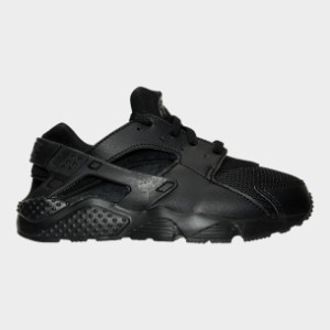 ナイキ キッズ/ジュニア ハラチラン Nike Air Huarache Run PS "Triple Black" スニーカー Black/Black/Black