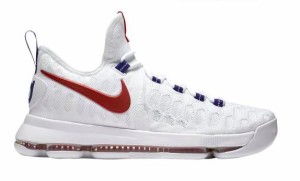 ナイキ メンズ Nike KD IX 9 "USA" バッシュ White/University Red ケビンデュラント