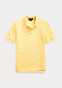 ラルフローレン 8-20 ボーイズ/キッズ Polo Ralph Lauren Cotton Mesh Polo Shirt ポロシャツ 半袖 Empire Yellow 男の子