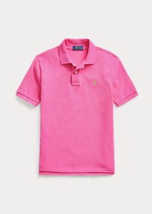 ラルフローレン 8-20 ボーイズ/キッズ Polo Ralph Lauren Cotton Mesh Polo Shirt ポロシャツ 半袖 Maui Pink 男の子