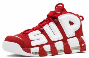 ナイキ メンズ スニーカー モアアップテンポ Nike Air More Uptempo "Supreme" バッシュ Varsity Red/White