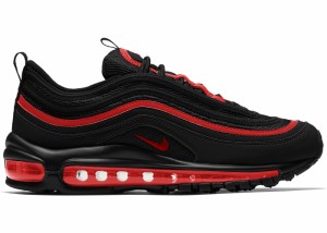 ナイキ キッズ/レディース エアマックス９７ Nike Air Max 97 GS スニーカー Black/Chile Red