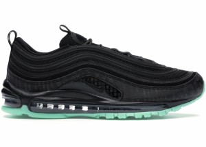 ナイキ メンズ エアマックス９７ NIKE AIR MAX 97 CASUAL SHOES スニーカー Black/Black/Green Glow