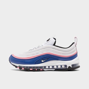 ナイキ メンズ エアマックス９７ NIKE AIR MAX 97 CASUAL SHOES スニーカー White/White/Game Royal/Pink Gaze