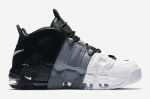 ナイキ メンズ モアアップテンポ Nike Air More Uptempo "Tri-Color" バッシュ Black/Cool-Grey-White スニーカー