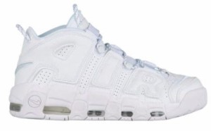 ナイキ メンズ モアアップテンポ Nike Air More Uptempo "Triple White" バッシュ スニーカー White