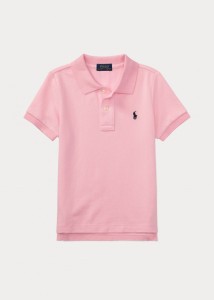 ラルフローレン 2T-7 ボーイズ/キッズ Polo Ralph Lauren Cotton Mesh Polo Shirt ポロシャツ 半袖 Pink 男の子