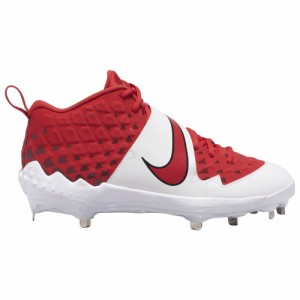 ナイキ メンズ ベースボールシューズ Nike Force Air Trout 6 Pro 野球 スパイク University Red/White