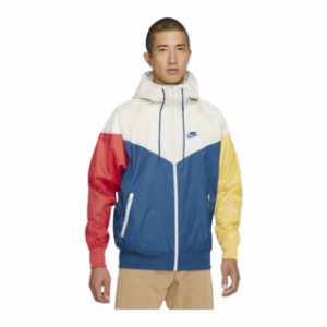 ナイキ メンズ ウィンドブレーカー Nike Woven Windrunner Hooded Jacket - Court Blue/Multi