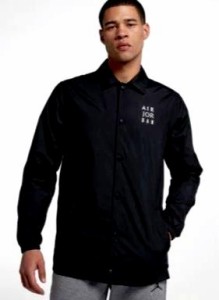 ジョーダン メンズ Jordan Jumpman Coaches Jacket ナイロンジャケット Black/White