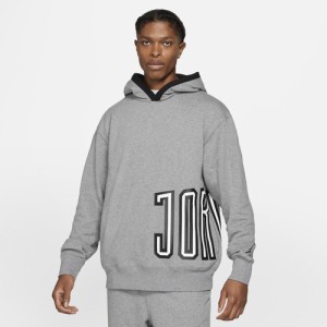 ジョーダン メンズ パーカー Jordan Sport DNA Fleece Pullover Hoodie Grey/Black