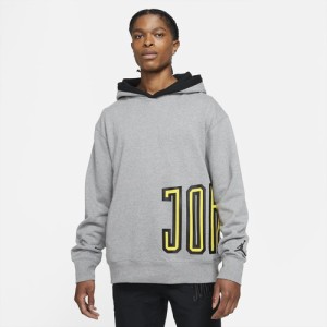 ジョーダン メンズ パーカー Jordan Sport DNA Fleece Pullover Hoodie Grey/Yellow/Red