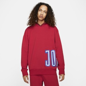 ジョーダン メンズ パーカー Jordan Sport DNA Fleece Pullover Hoodie Red/Red