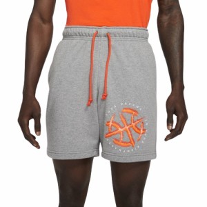 ジョーダン メンズ ハーフパンツ バスパン Jordan Sport DNA HBR Fleece Shorts - Grey/Orange