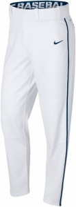 ナイキ メンズ ベースボールパンツ Nike Swoosh Piped Dri-FIT Baseball Pants 野球 WHITE/NAVY