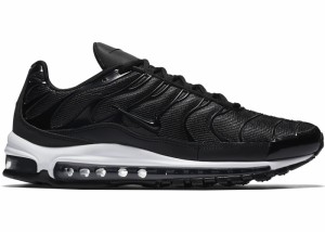 ナイキ メンズ エアマックス９７ プラス Nike Air Max 97 Plus Black White スニーカー