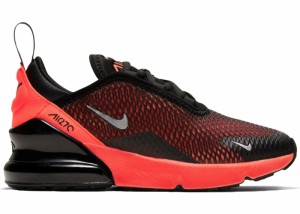 ナイキ キッズ/ジュニア エアマックス２７０ Nike Air Max 270 PS スニーカー Black/Reflect Silver/Bright Crimson