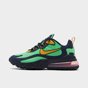 ナイキ メンズ エアマックス２７０ NIKE AIR MAX 270 REACT CASUAL SHOES スニーカー Electro Green/Yellow Ochre/Obsidian