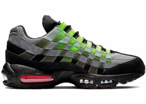 ナイキ メンズ エアマックス９５ Nike Air Max 95 Woven Volt Black GREY/RED