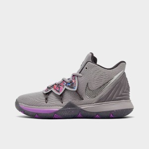 ナイキ キッズ/レディース カイリー５ Nike Kyrie 5 GS "Graffiti" バッシュ Atmosphere Grey/Met Silver/Thunder Grey ミニバス