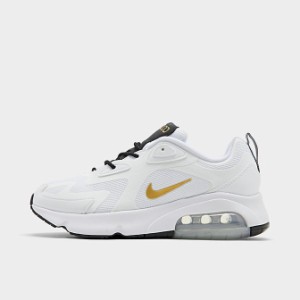 ナイキ メンズ Nike Air Max 200 エアマックス２００ スニーカー White/Metallic Gold/Black