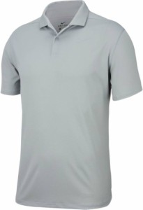 ナイキ メンズ ポロシャツ Nike Victory Texture Golf Polo 半袖 ゴルフウェア WOLF GREY