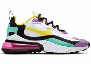 ナイキ レディース エアマックス２７０ Nike Air Max 270 スニーカー White/Dynamic Yellow/Black/Bright