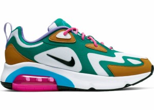 ナイキ レディース/ウーマン スニーカーNike Air Max 200 エアマックス２００ Mystic Green/White/Gold Suede