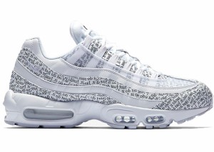 ナイキ メンズ エアマックス９５ Nike Air Max 95 Just Do It Pack White WHITE/WHITE-WHITE-BLACK-TOTAL ORANGE