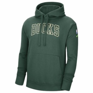 ナイキ メンズ パーカー Nike Bucks Essential NBA Pullover Hoodie - Green