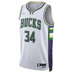 ナイキ メンズ ジャージー ユニフォーム Nike NBA Moment Swingman Jersey - White/Green