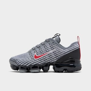 ナイキ キッズ/レディース ベイパーマックス Nike Air Vapormax Flyknit 3 スニーカー Particle Grey/University Red/Black