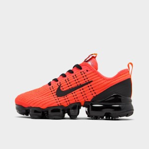 ナイキ キッズ/レディース ベイパーマックス Nike Air Vapormax Flyknit 3 スニーカー Flash Crimson/Black/Hyper Crimson