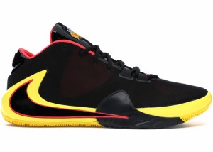 ナイキ メンズ ズームフリーク１ Nike Zoom Freak 1 "Soul Glo" バッシュ BLACK/RED ORBIT-OPTI YELLOW-BLACK