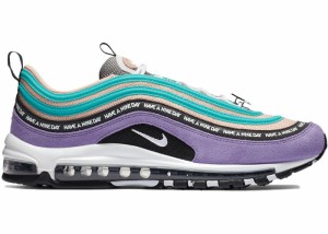 ナイキ メンズ エアマックス９７ Nike Air Max 97 Have a Nike Day スニーカー SPACE PURPLE/WHITE-BLACK