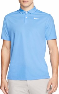 ナイキ メンズ ゴルフウェア Nike Dri-FIT Victory Golf Polo ポロシャツ 半袖 UNIVERSITY BLUE