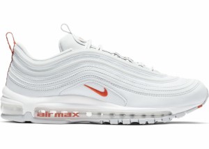 ナイキ メンズ エアマックス９７ Nike Air Max 97 Pure Platinum Team Orange スニーカー