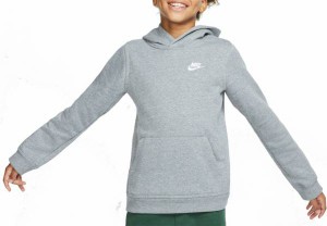 ナイキ キッズ パーカー Nike  Club Cotton Hoodie トップス 子供服 CARBON HEATHER